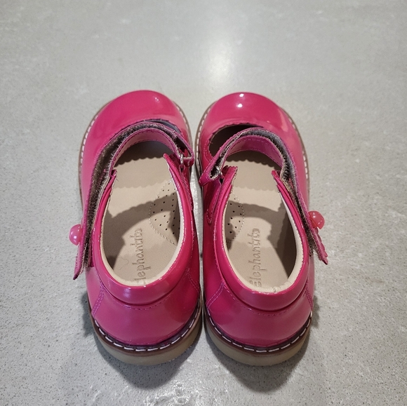 Elephantito Pink Patent Leather Mary Jane's - Picture 3 of 5